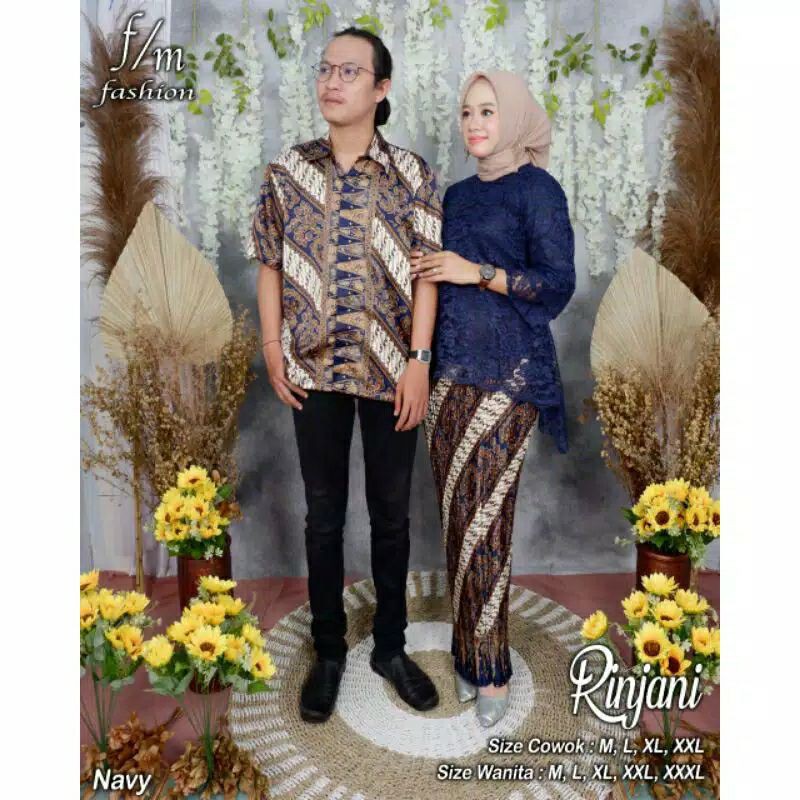 COUPLE KEBAYA JUMBO BROKAT / KEBAYA RINJANI JUMBO / KEMEJA BATIK