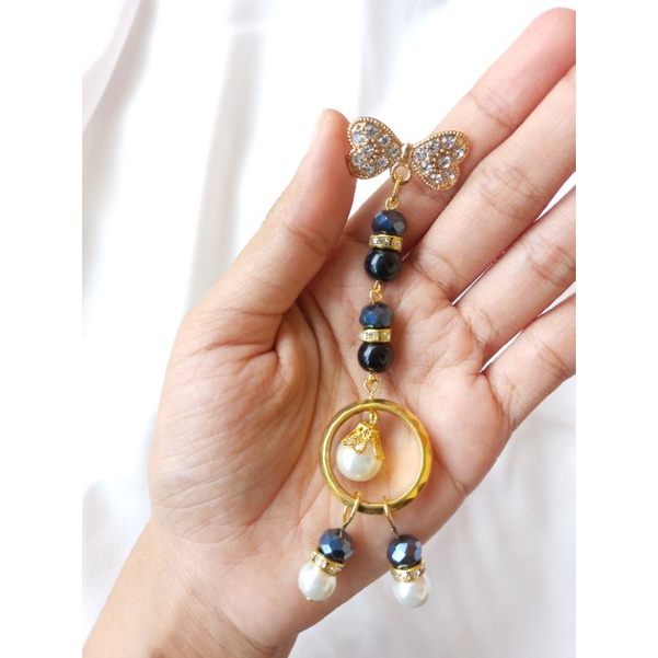 BROSS DAGU HIJAB BLACK AND WHITE