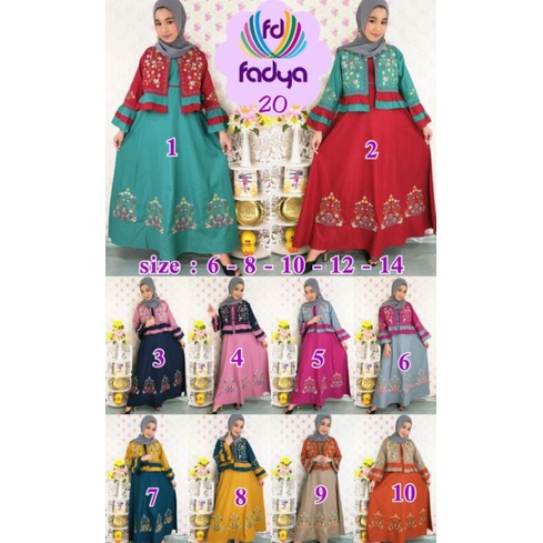 Gamis fadya anak 20