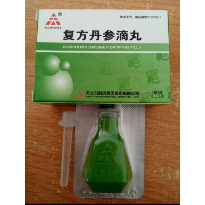 Obat Herbal fufang dan shen di wan compound danshen dripping serangan jantung koroner sesak iskemik