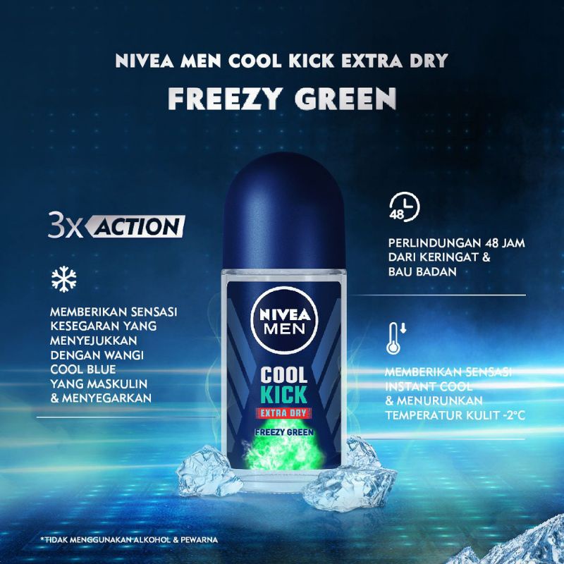 NIVEA Deodorant MEN Cool Kick GREEN 50ml