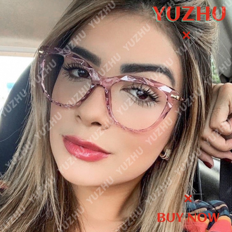 （YUZHU）COD Minus Kacamata Minus 0°~-400° Retro Mata Kucing Kacamataminus Wanita Eyeglasses