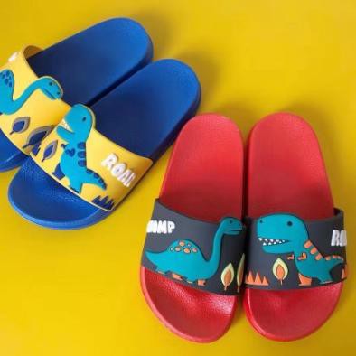 Serbuu ho SANDAL  DINO ROAR Sandal  selop karet  lucu anak 