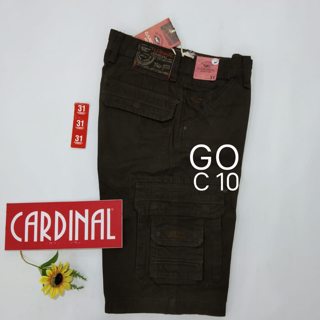 gos 31-KPL 1 CARDINAL KEMPOL CASUAL Celana Pendek Cowok Celana Kempol Fashion Pria Brand Kekinian
