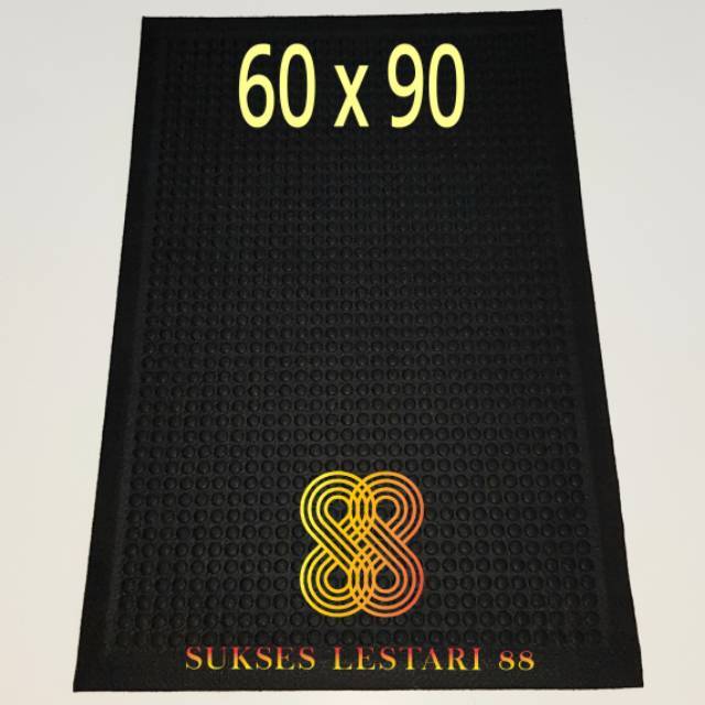 Keset Karpet Karet Anti Slip Bludru 60 x 90 RCM