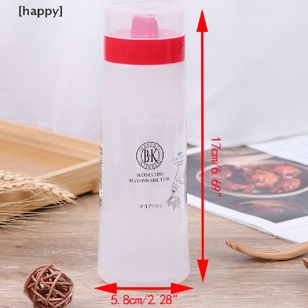 Botol Dispenser Saus Minyak Kecap Model Remas 4 Lubang Bahan Resin Ukuran 300ml Untuk Dapur