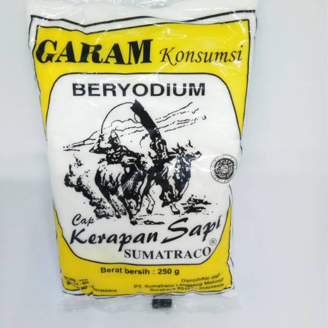 

Garam beryodium merk Kerapan sapi