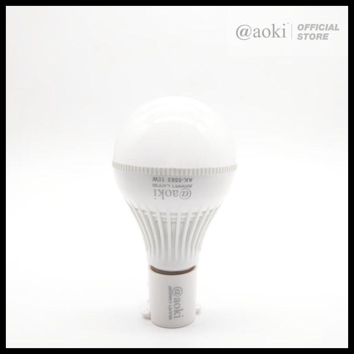 LAMPU BOHLAM LED DARURAT LAMPU EMERGENCY AC/DC SMART 10W AOKI AK 5583
