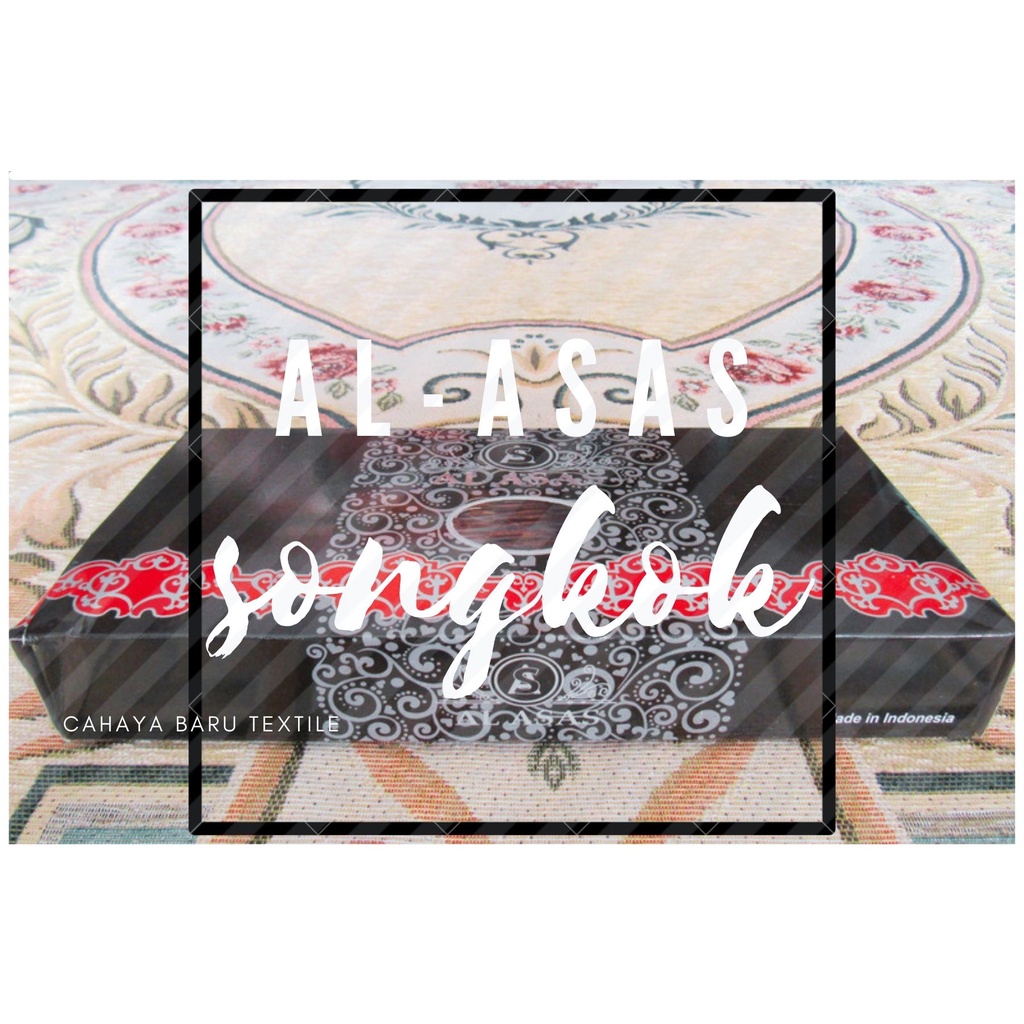 Songkok Peci Kopiah Hitam Polos Merk Al Asas Asli Indonesia Terlaris Dan Termurah