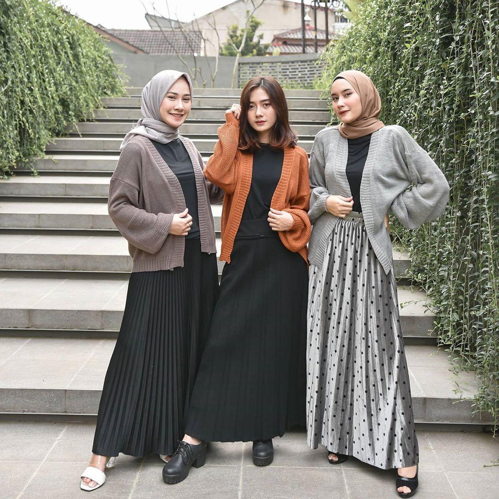 Nara Grosir - Cleo Cardy l l Knitewear l Outer Wanita
