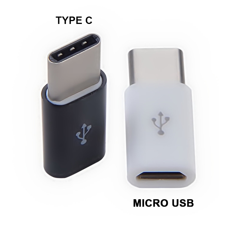 Micro USB Female To Type C / iPhone Male Adapter,Cable Converter For Samsung Huawei xiaomi