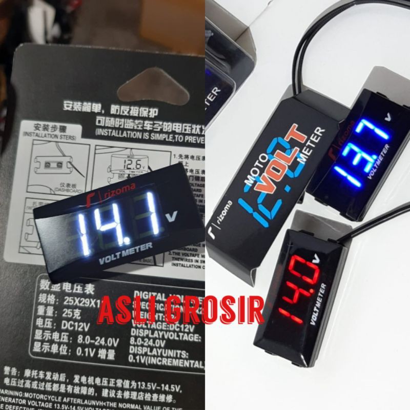 volt meter Rizoma Voltmeter import
