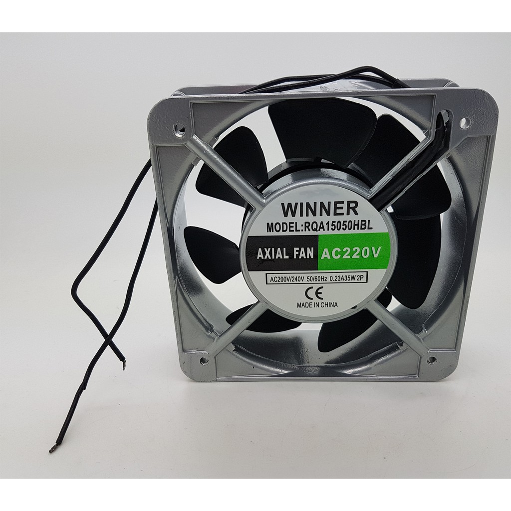 Kipas Fan panel WINNER AC 220V 15X15 cm with Ball Bearing
