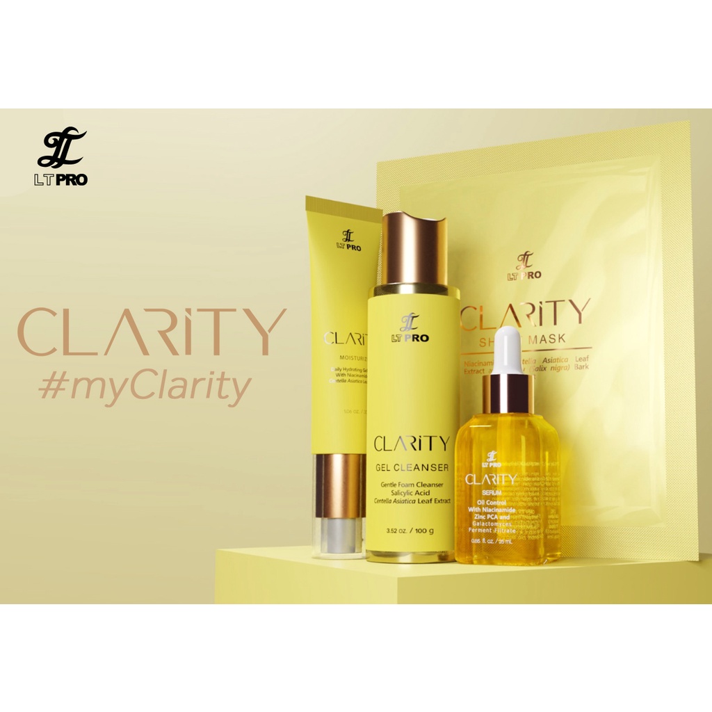 ❤ jselectiv ❤ LT PRO CLARITY Gel Cleanser | Moisturizer | Serum | Sheet Mask - Perawatan Kulit Berminyak (Oily)