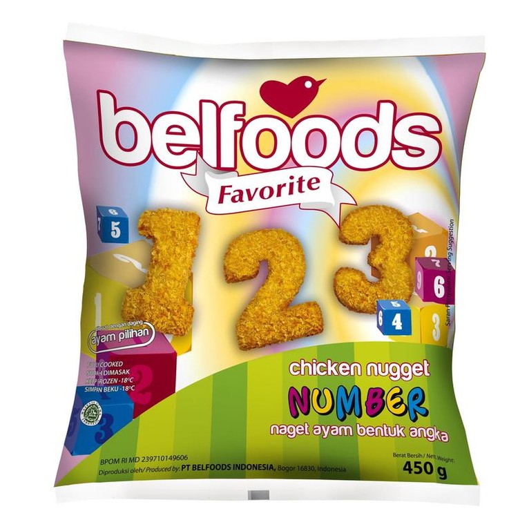 

Belfood Nugget Number 450Gr