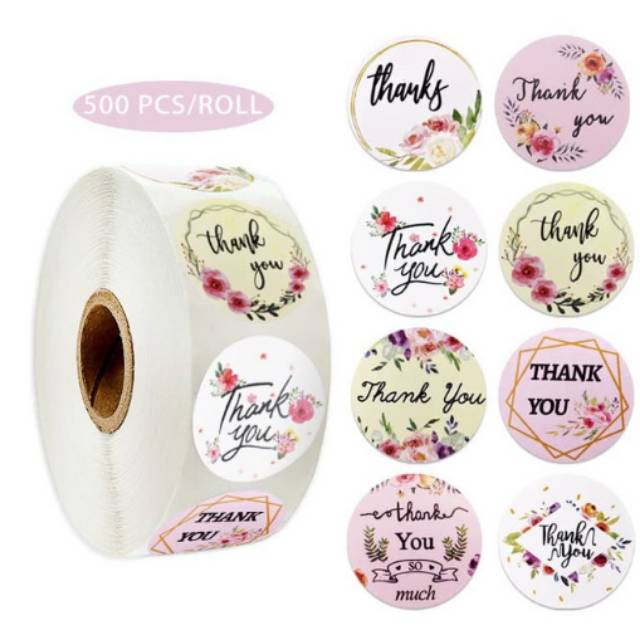 

Sticker memo thank you isi 500