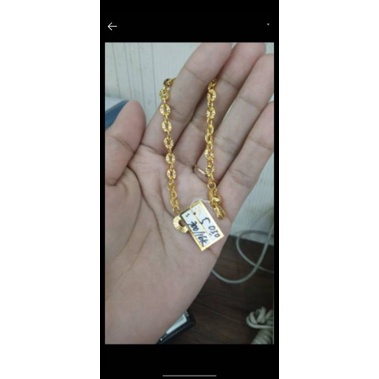 gelang rantai kuning