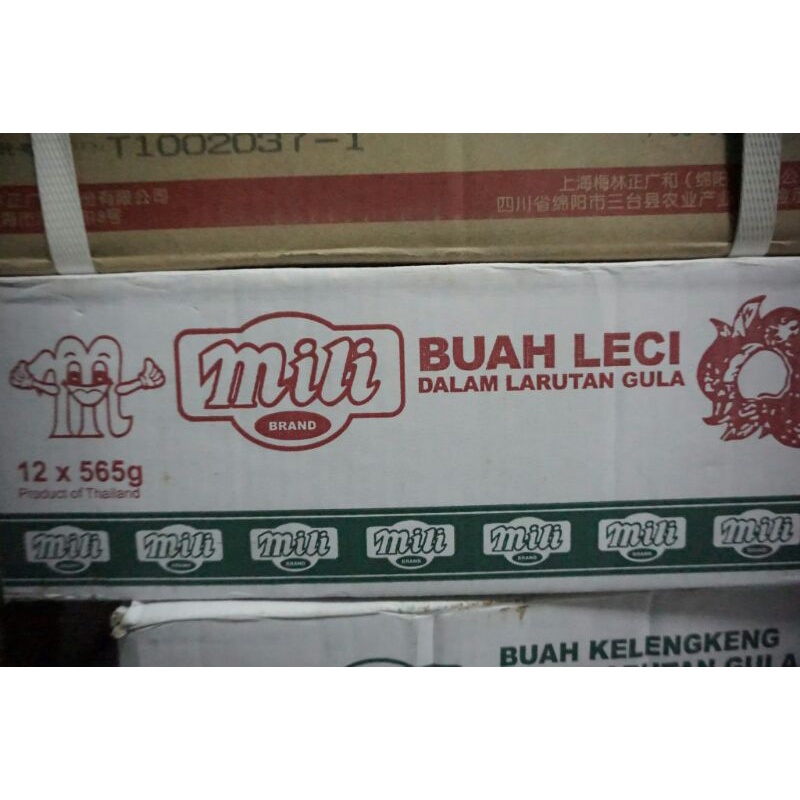 

BUAH KALENG LECI MILI 1 DUS/12 kaleng 565gr