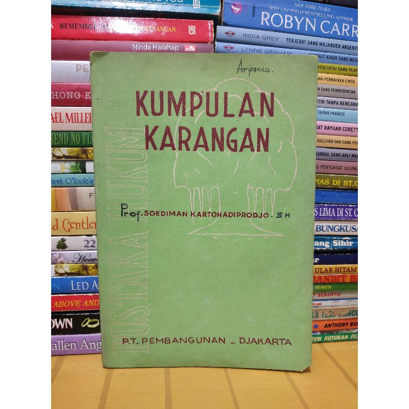 

Buku kumpulan karangan oleh prof soediman karto hadi prodjo sh