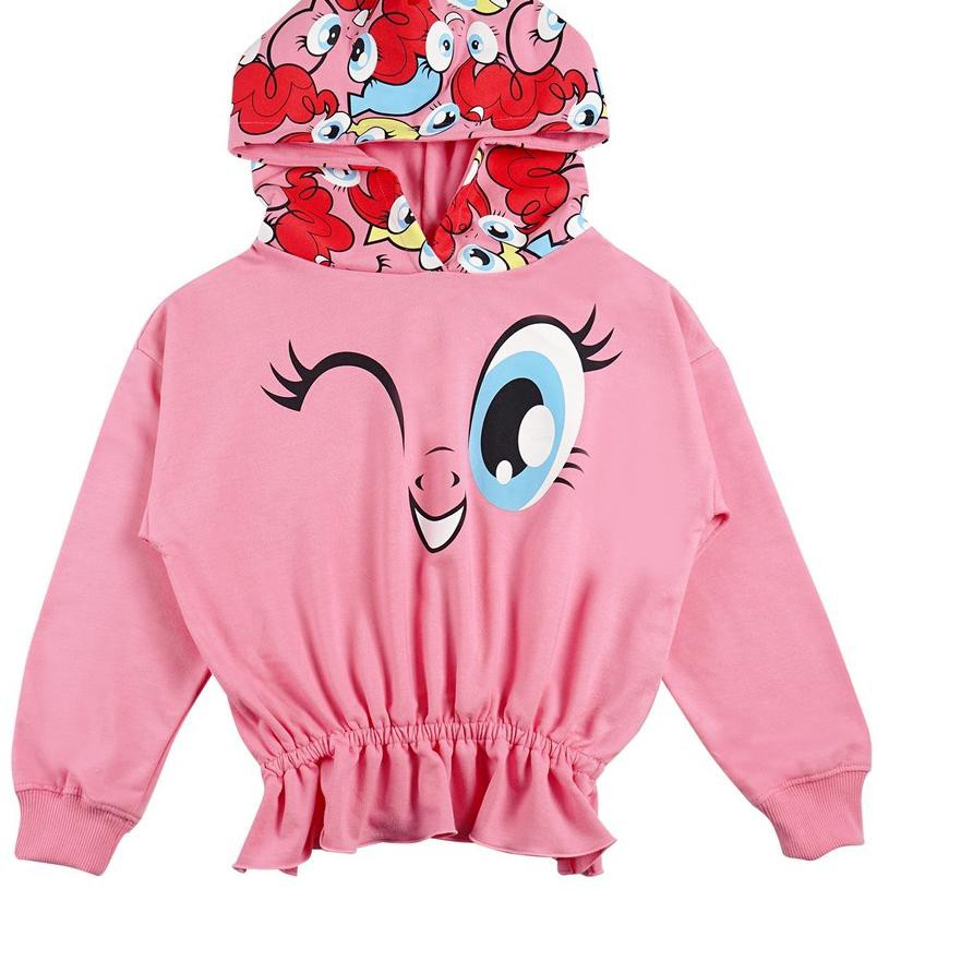[[TERBARU]] KIDS ICON - Jaket Hoodie Anak Perempuan MY LITTLE PONY 04-14 Tahun With Rib Detail - PYJ