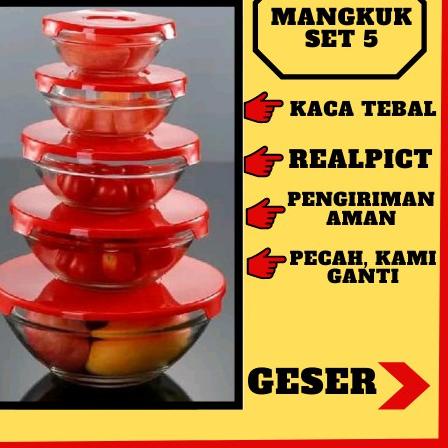 ➺vz Terbaru❊➺ toples kaca set tempat kue kering lebaran susun perabotan rumah tangga perlengkapan da