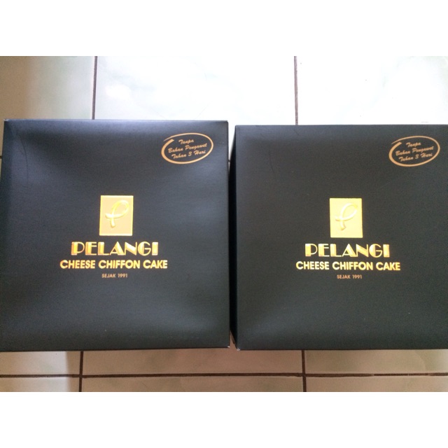 

Pelangi chiffon cake