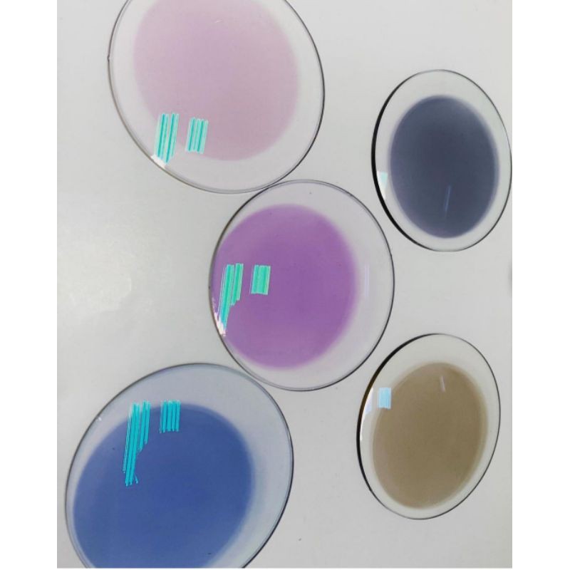 LENSA KACAMATA PHOTOKROMIK UNGU BIRU PINK