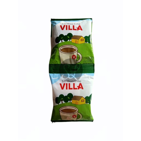 Villa Teh Celup Renteng Isi 12pc Teh Kantong Villa 10gr Teh Hitam Celup Villa