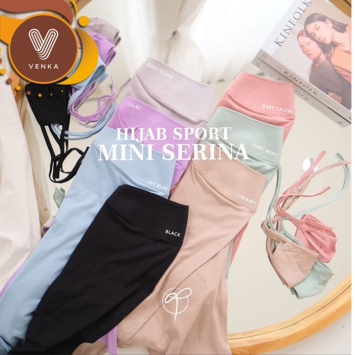 Tiermala Hijab Bergo Sport Mini Serina Lilac