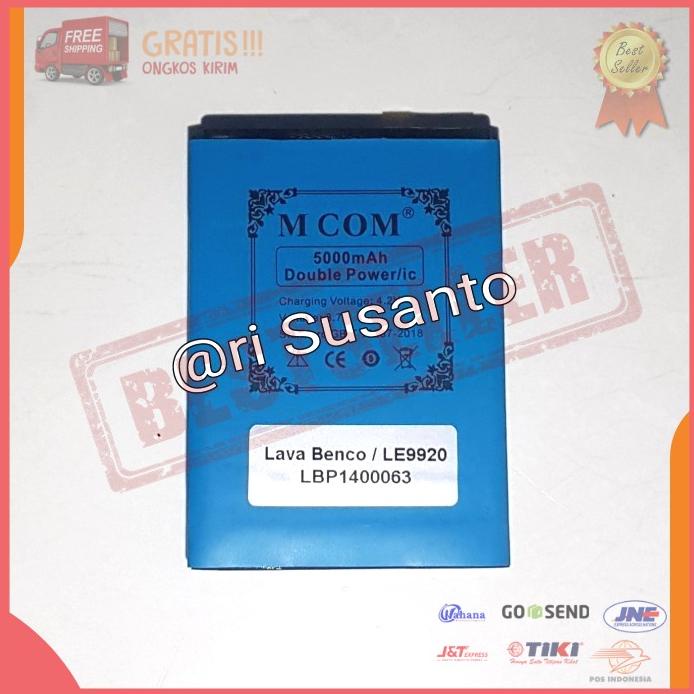 Acc Hp Baterai Mcom Lava Benco V7 Le9920 Lbp1400063 Double Power 5000Mah