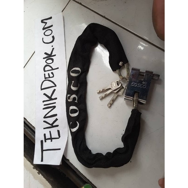 Hidayat - Gembok Rantai Cosco Alat Kunci Motor Rantai Gembok Motor Gembok Sepeda