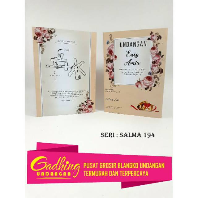 Blangko Undangan SALMA 194 Harga Murah