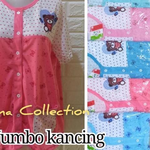 ✥ BABYDOLL CP JUMBO KANCING BAHAN KAOS ☞