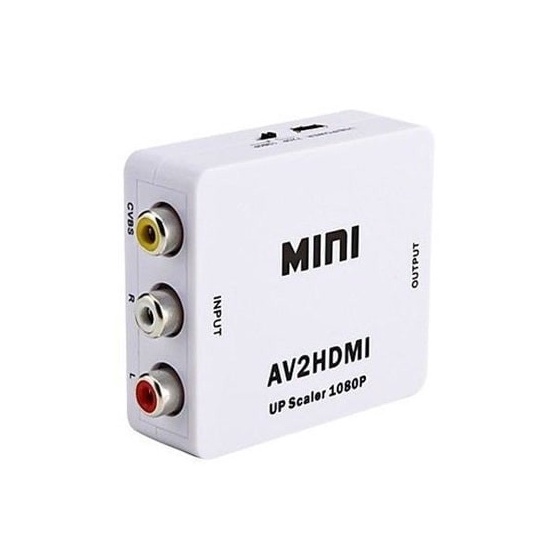 Converter AV RCA To HDMI Adapter Box Mini