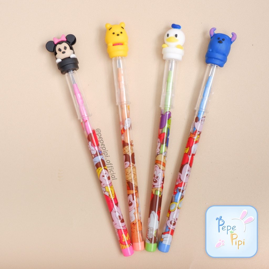 Pensil Tsum Peluru Lantu Susun Bensia Refill Isi Minnie Pooh Donal Donald Sullivan