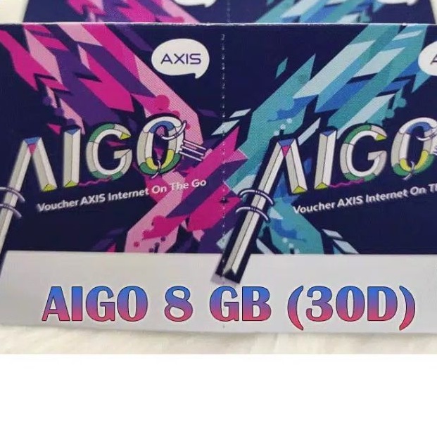 Voucher Axis 8gb 30hari Vocer Aigo 8 gb 30 hari 6gb 9gb 6 9