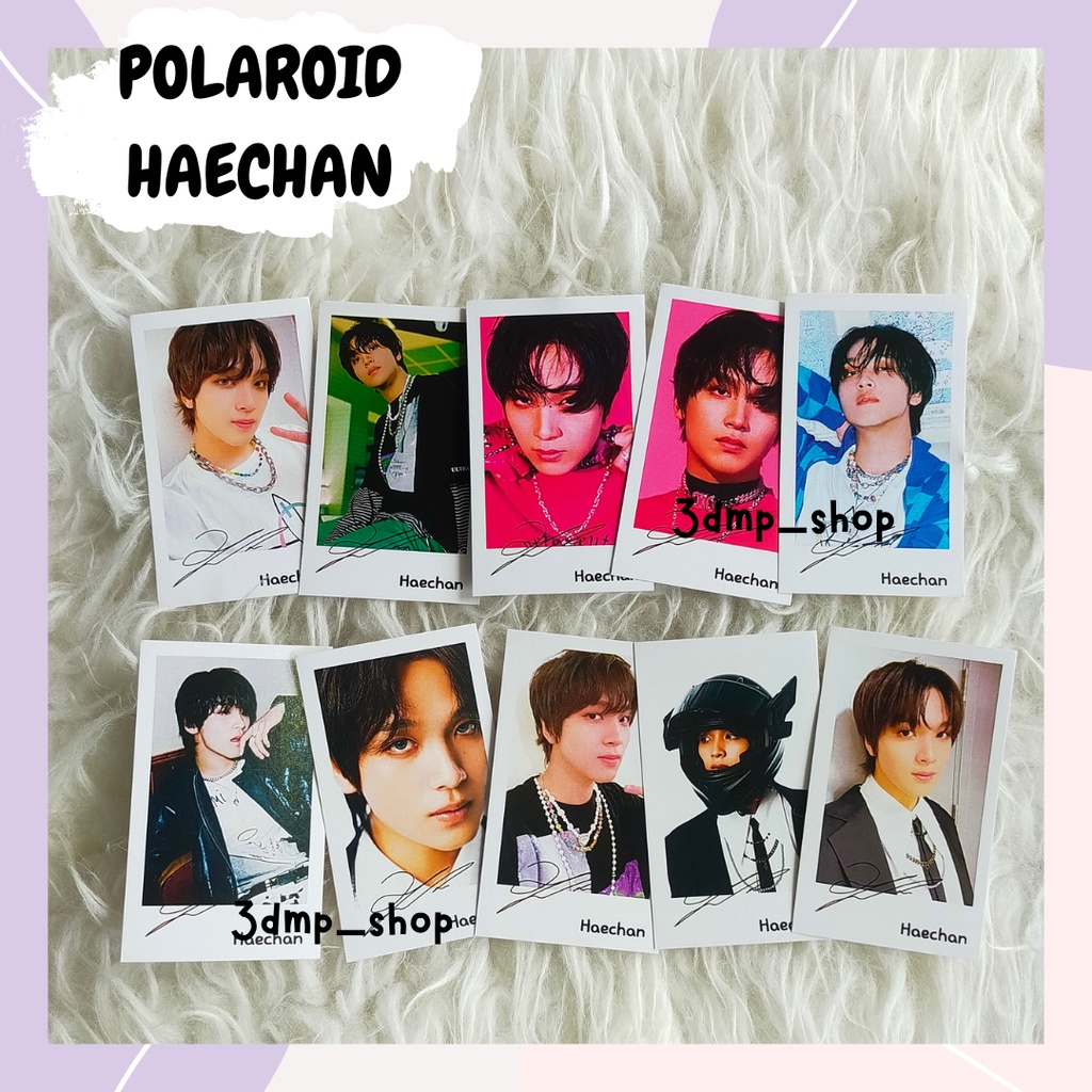 [10 lembar] Polaroid Jaemin Jisung Renjun Jeno Haechan Chenle Mark NCT Dream Kpop