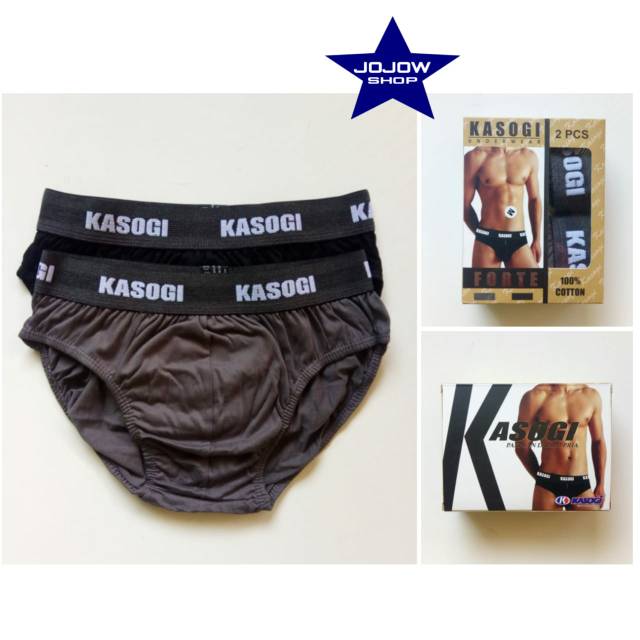 CD Pria Kasogi Forte isi 2Pcs / Pack || Celana dalam pria dewasa