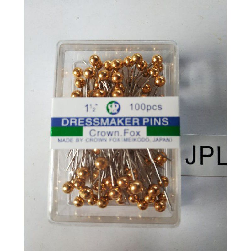 Jarum Pentul Stainless 1.5 Inch Gold Emas Grd A