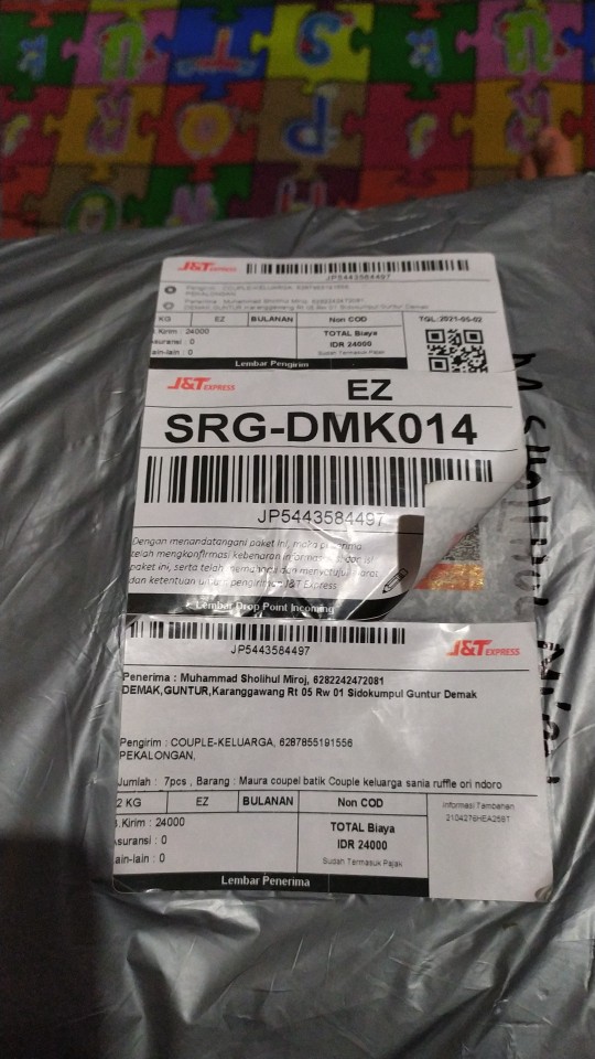 Maura Coupel Batik Couple Keluarga Sania Ruffle Ori Ndoro Jowi Dnt Bambu Kuning