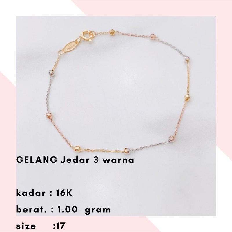 Gelang Emas Jedar 1.100 Gram