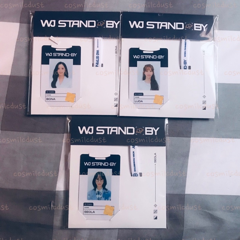 [READY STOCK] WJSN LUDA SEOLA OFFICIAL FANMEETING WJ STANDBY MD MERCHANDISE ID STRAP