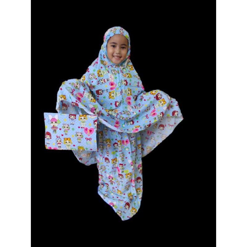 Mukena Anak LOL Katun Rayon Aqilla