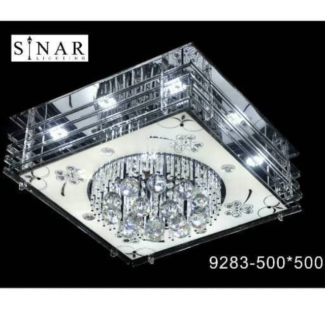 Lampu plafon kristal remote 9283/50