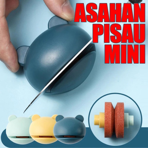 PROMO!!!! [COD] Asahan Pisau Kodok Pengasah pisau mini sangat praktis