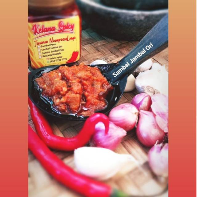 

TERLARIS SAMBAL JAMBAL KELANA SPICY ORIGINAL ASLI PRODUKSI RUMAHAN