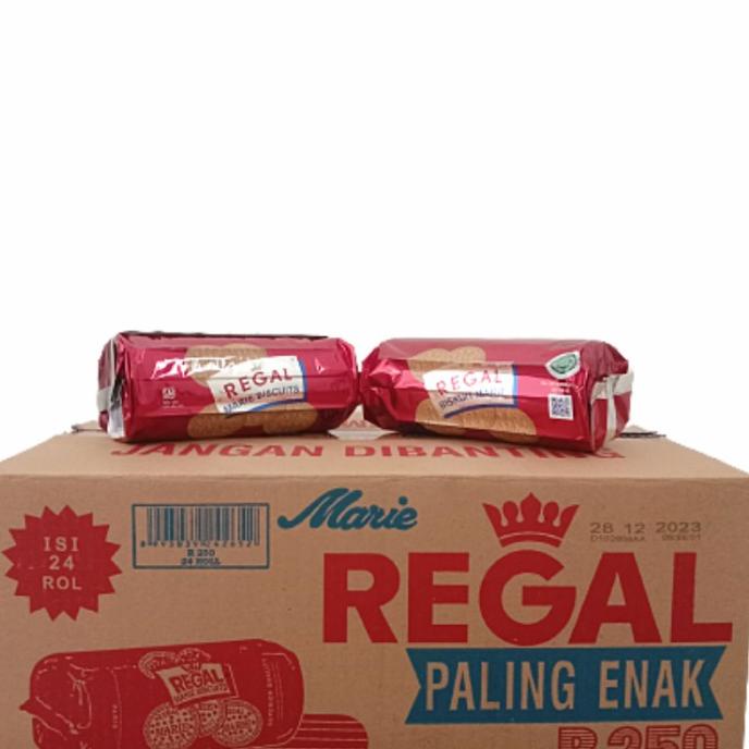 

Marie Regal Silver Biskuit 230 gr 1 karton isi 24 pcs