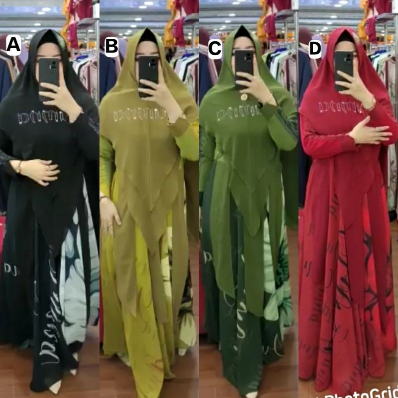 MAWAR SERIES BY YUMNA GAMIS SYARI ORIGINAL GAMIS SYARI TERBARU BAJU SYARI SET SYARI BAJU GAMIS