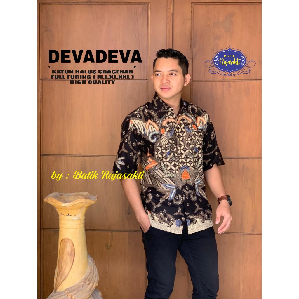 DEVADEVA 2 RAJASAKTI KEMEJA BATIK SOLO PRIA LENGAN PENDEK LAPIS FURING ATASAN BATIK PREMIUM MODERN KATUN HALUS BAHUWIRYA  BANAMITRA BANAMITRA PUTIH BANGSAWAN BAYU PUTRA BERLIAN BIRU BHARATAYUDA BIMASENA BIRENDRA BIRU INDAH BRAHMAKERTA BRAHMAKERTA MERAH BU