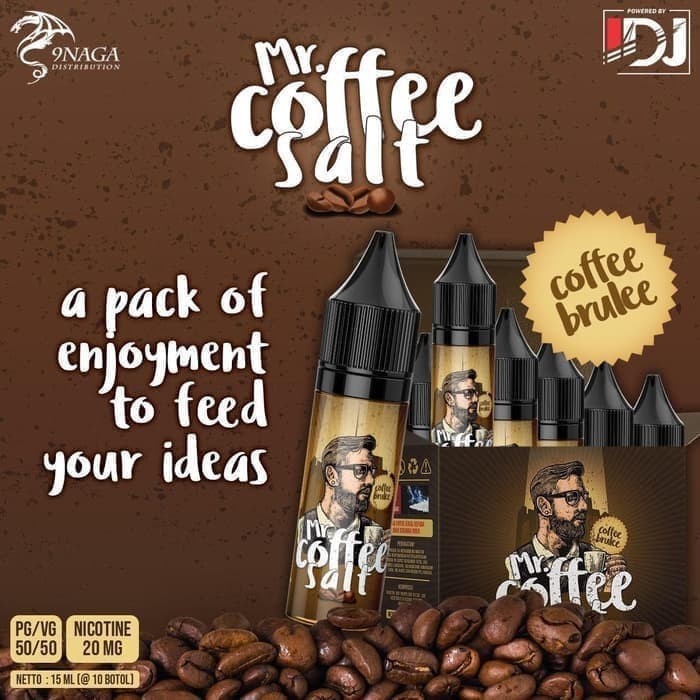 SALT MR COFFEE BRULEE BY IDJ X 9NAGA 15ML